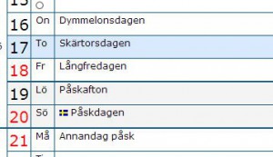 Vissa vardagar räknas som söndagar. Söndag och Måndag = skjutförbud på VPSFs samtliga skjutbanor!